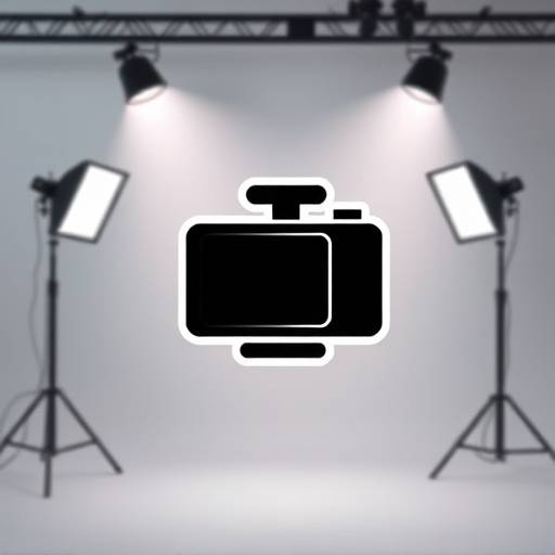 Icon representing product video production